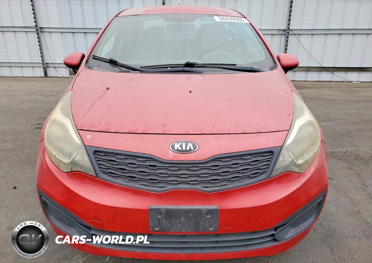 2013 Kia Rio Lx VIN:KNADM4A32D6262706 - 5