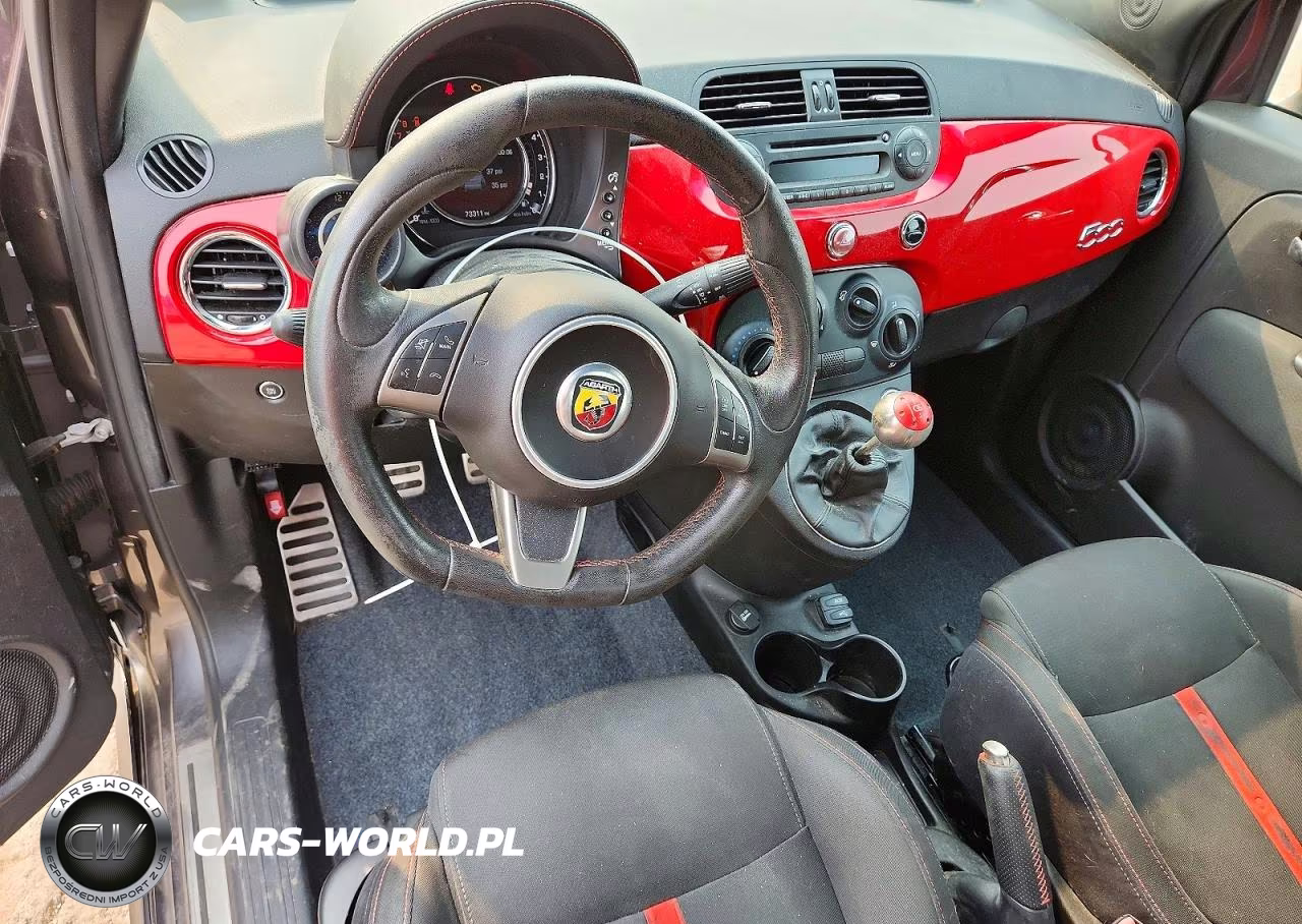 2015 Fiat 500 Abarth VIN:3C3CFFFH3FT721800 - 8