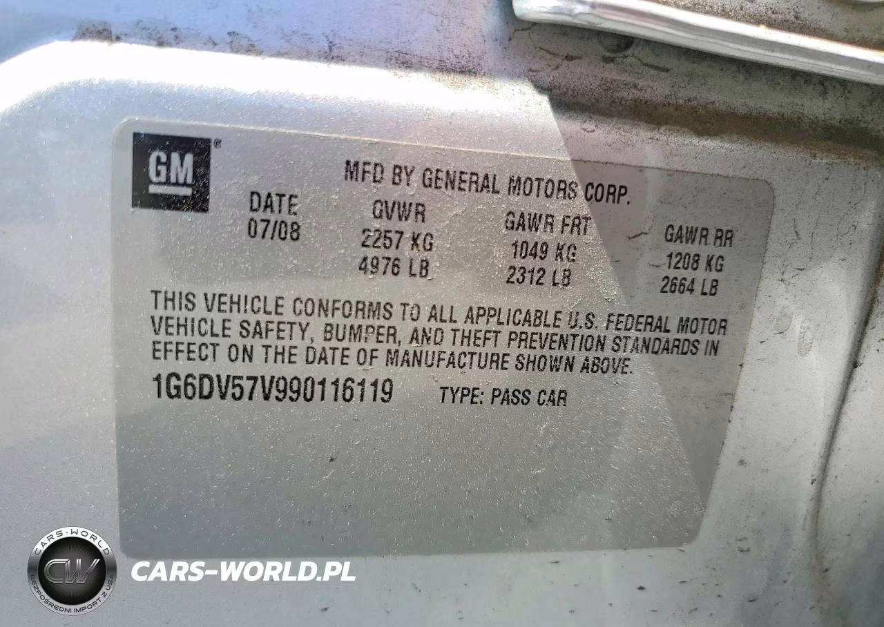 2009 Cadillac Cts Hi Feature V6 VIN:1G6DV57V990116119 - 12