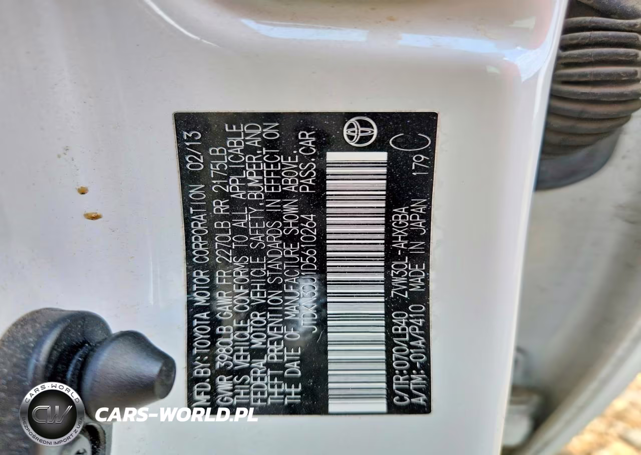 2013 Toyota Prius Five VIN:JTDKN3DU1D5610264 - 12