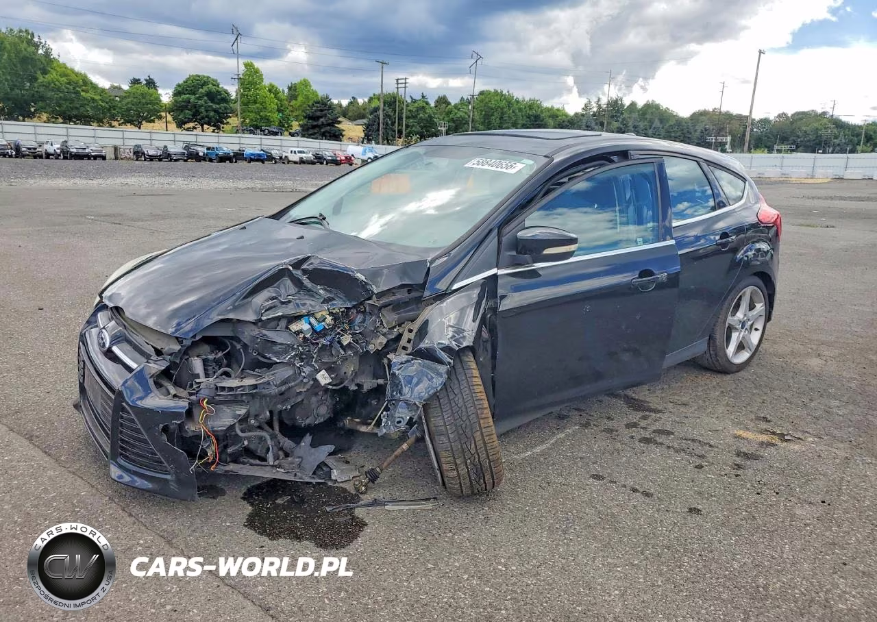 2013 Ford Focus Titanium VIN:1FADP3N21DL184917 - 1