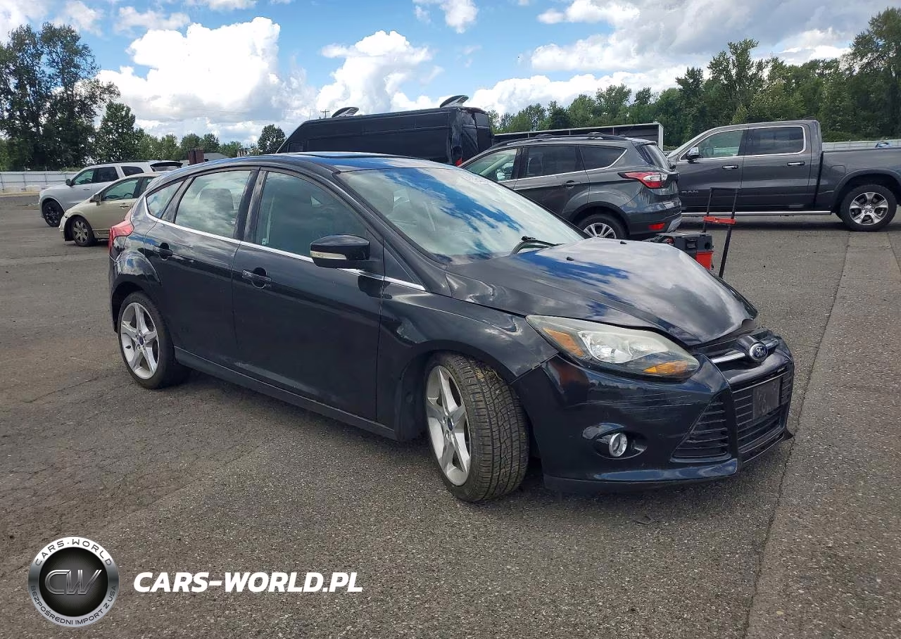 2013 Ford Focus Titanium VIN:1FADP3N21DL184917 - 4