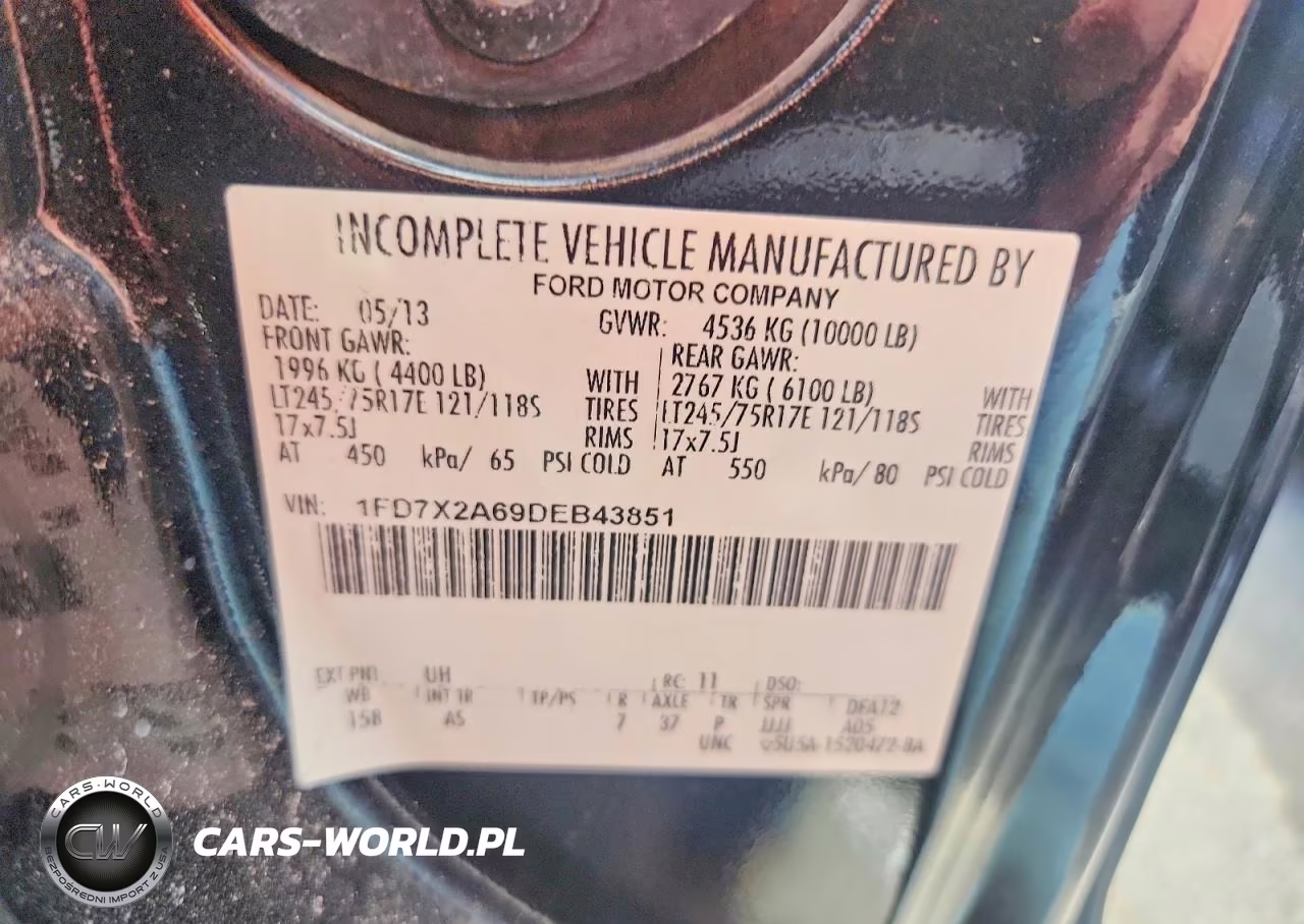 2013 Ford F250 Super Duty VIN:1FD7X2A69DEB43851 - 12