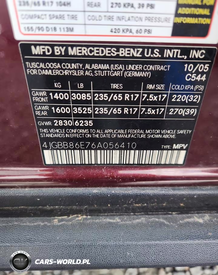 2006 Mercedes-Benz Ml 350 VIN:4JGBB86E76A056410 - 12