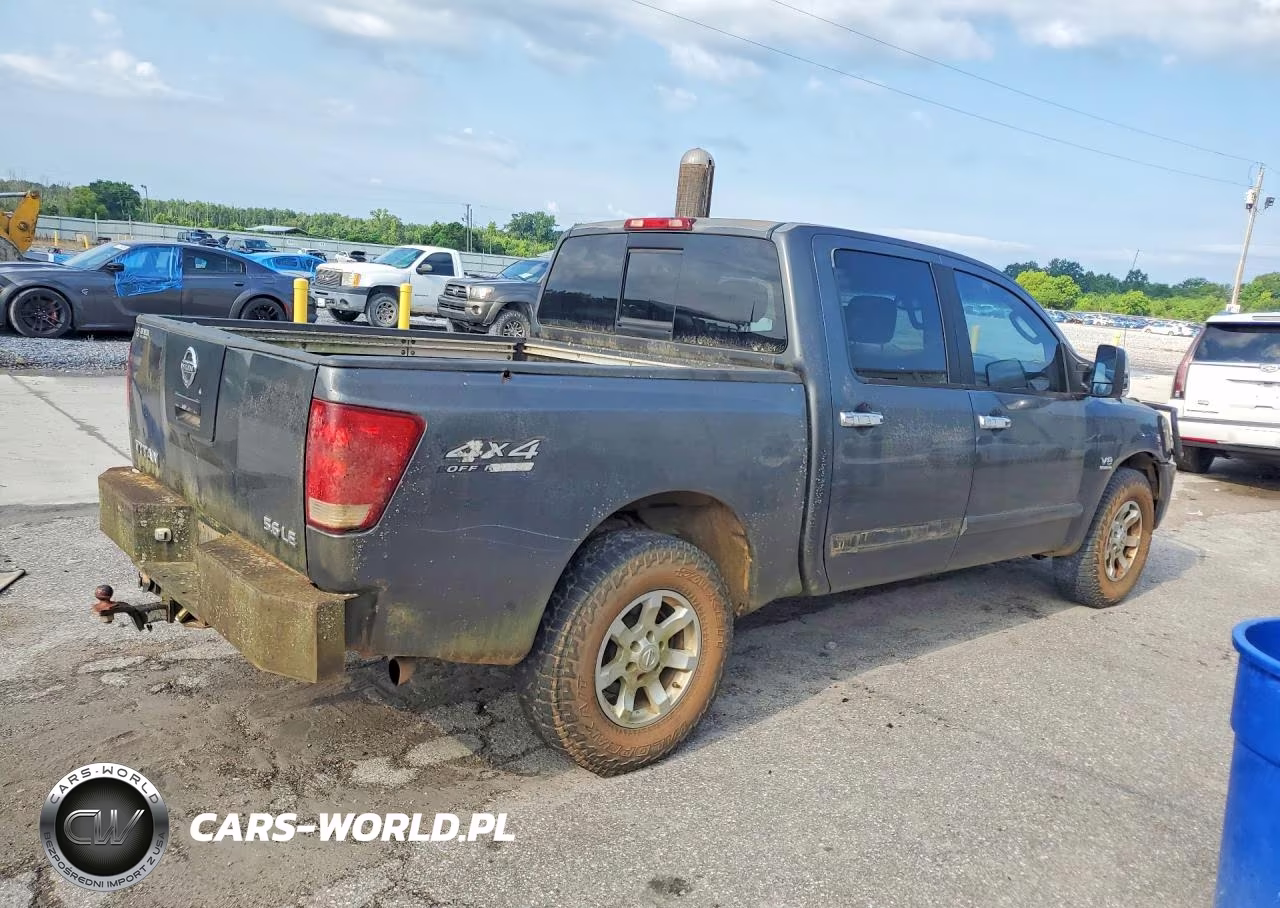 2004 Nissan Titan Xe VIN:1N6AA07B74N552464 - 3