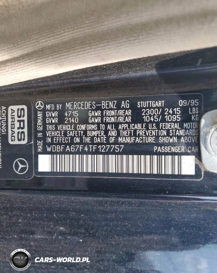 1996 Mercedes-Benz Sl 500 VIN:WDBFA67F4TF127757 - 10