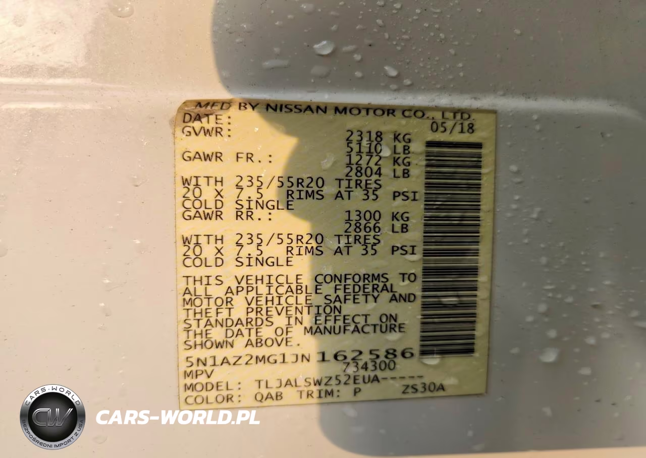 2018 Nissan Murano Platinum VIN:5N1AZ2MG1JN162586 - 13