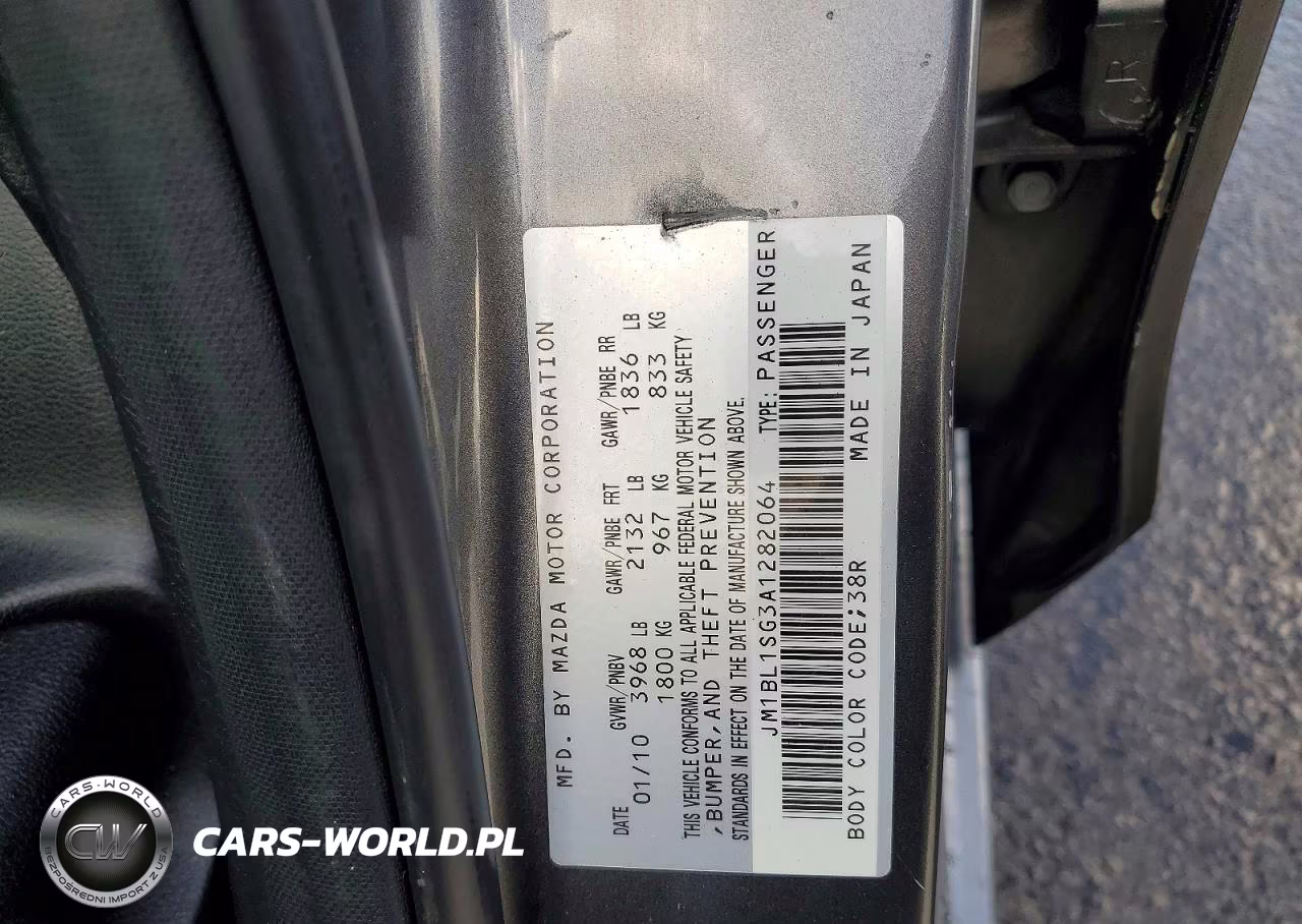 2010 Mazda 3 I VIN:JM1BL1SG3A1282064 - 12