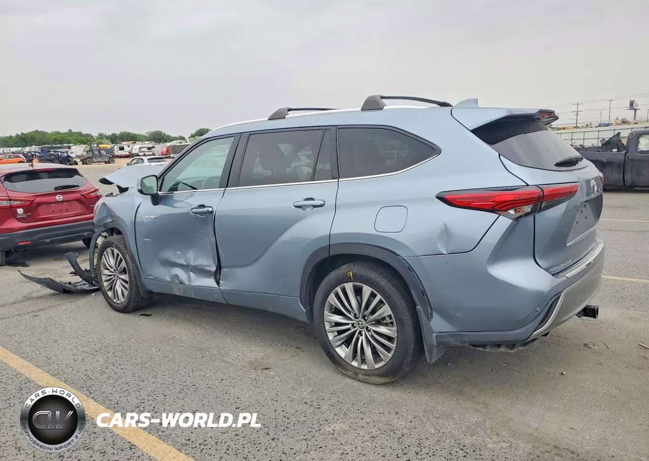 2021 Toyota Highlander Hybrid Platinum VIN:5TDEBRCH1MS020332 - 2