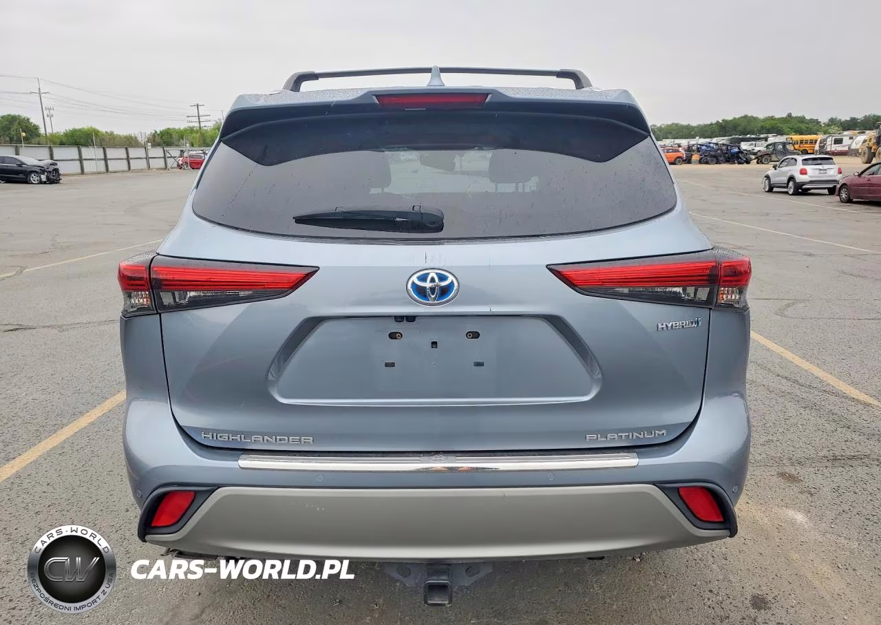 2021 Toyota Highlander Hybrid Platinum VIN:5TDEBRCH1MS020332 - 6
