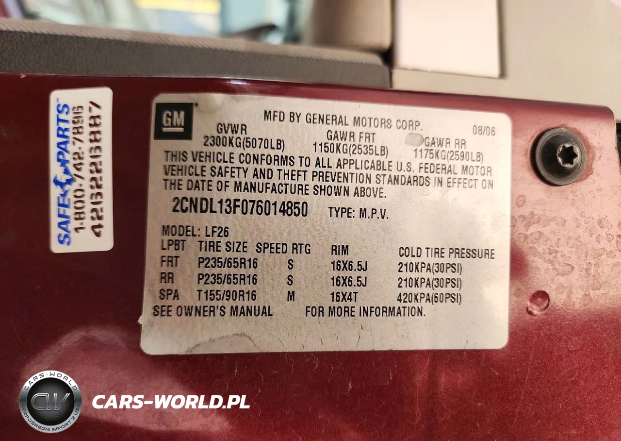 2007 Chevrolet Equinox Ls VIN:2CNDL13F076014850 - 13