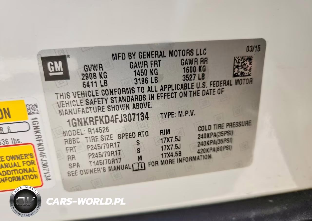 2015 Chevrolet Traverse Ls VIN:1GNKRFKD4FJ307134 - 13