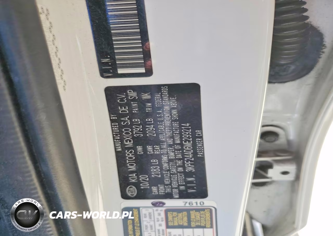 2021 Kia Forte Lxs VIN:3KPF24AD6ME299214 - 12