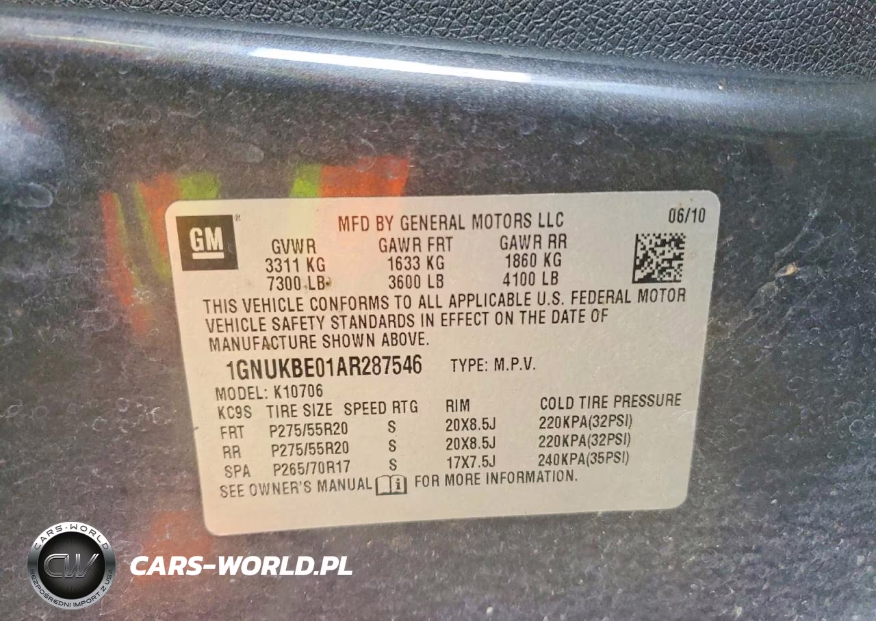 2010 Chevrolet Tahoe K1500 Lt VIN:1GNUKBE01AR287546 - 14