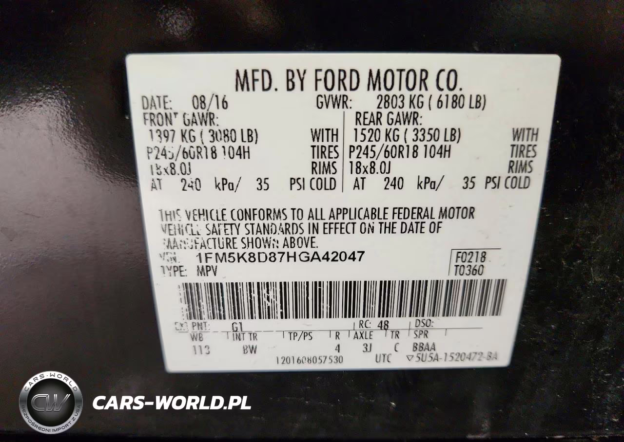 2017 Ford Explorer Xlt VIN:1FM5K8D87HGA42047 - 13