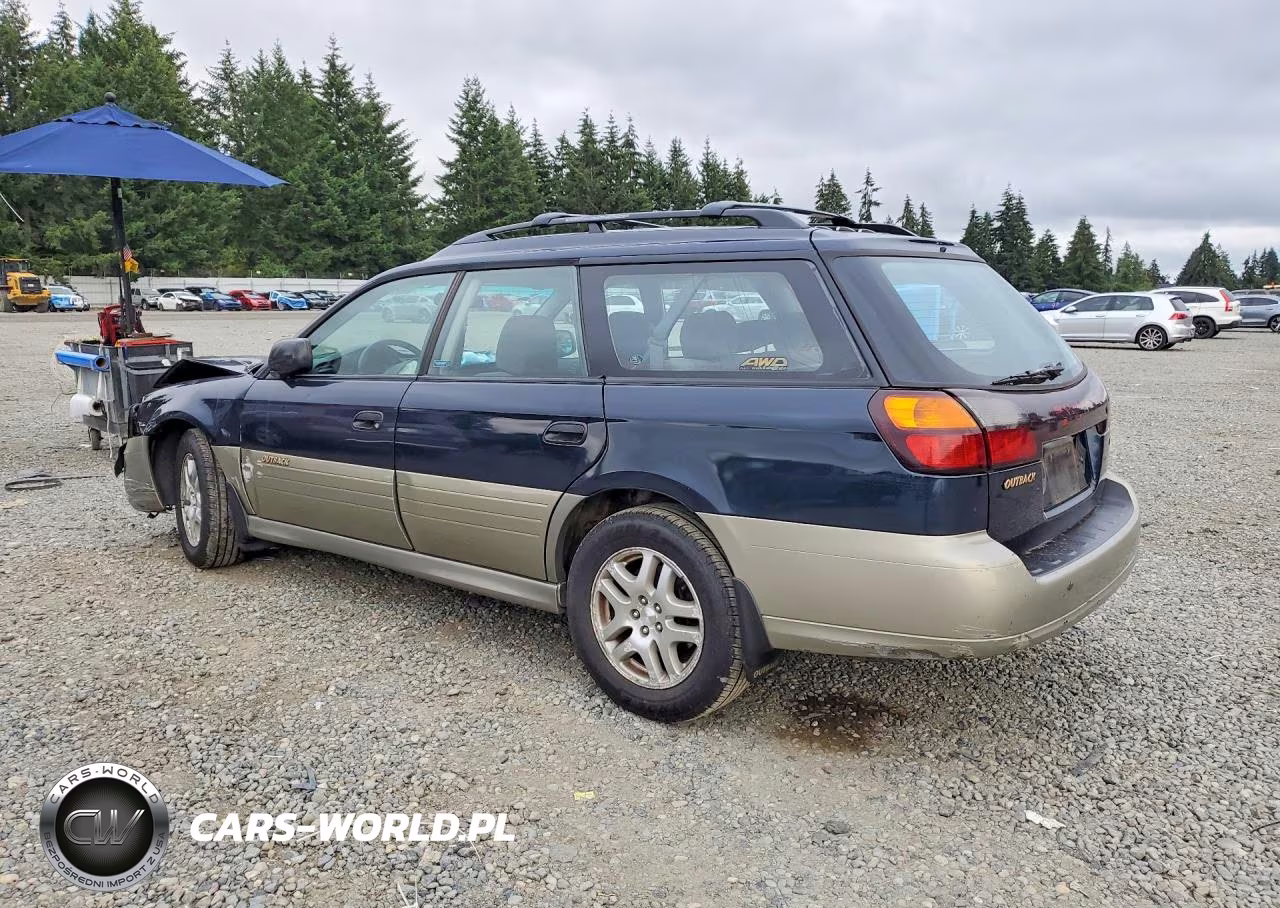 2002 Subaru Legacy Outback VIN:4S3BH665527634101 - 2