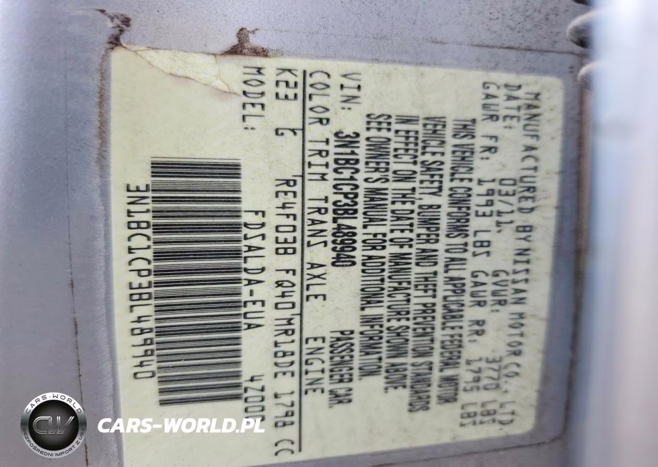 2011 Nissan Versa 1.8 S VIN:3N1BC1CP3BL489940 - 14