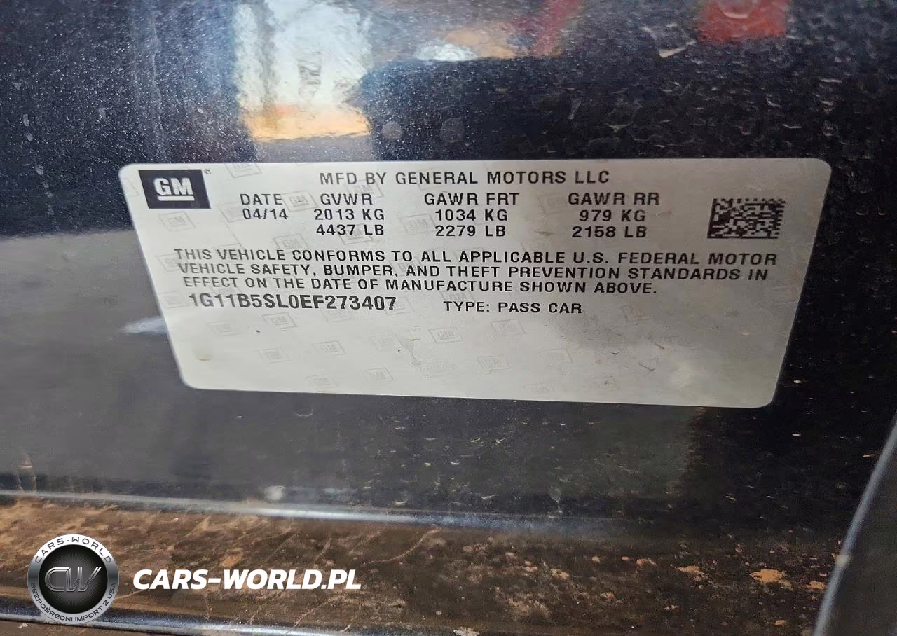 2014 Chevrolet Malibu Ls VIN:1G11B5SL0EF273407 - 12