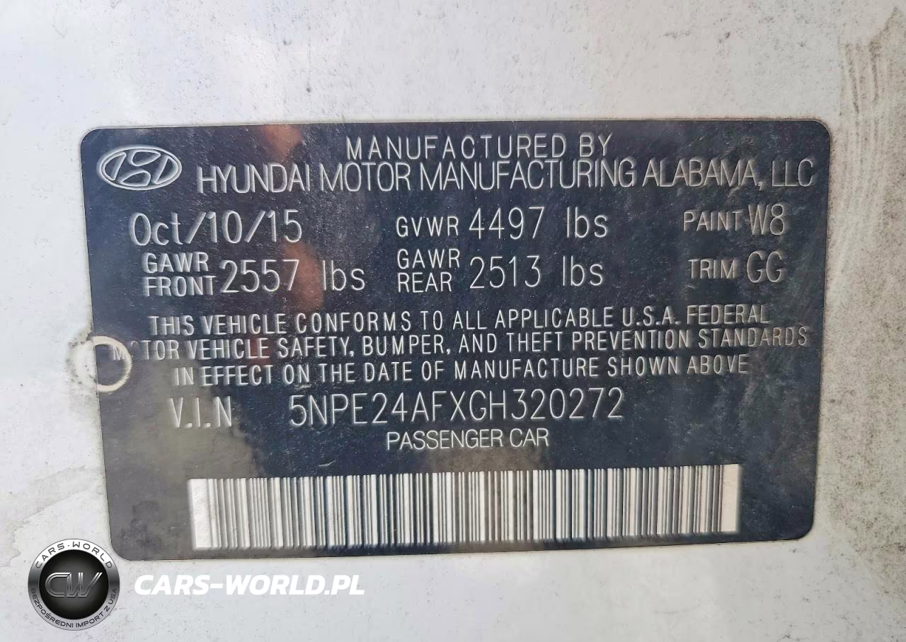 2016 Hyundai Sonata Se VIN:5NPE24AFXGH320272 - 13