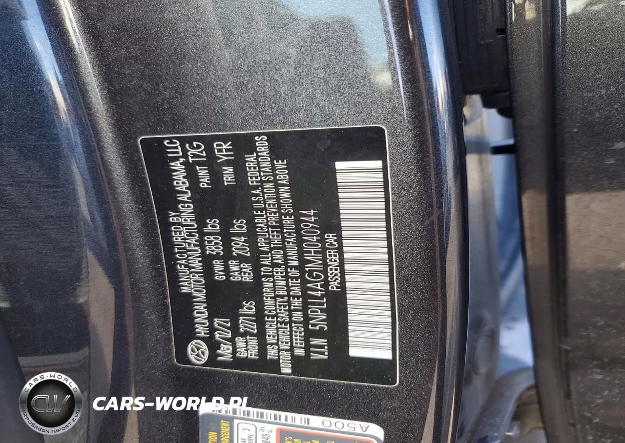 2021 Hyundai Elantra Se VIN:5NPLL4AG1MH040944 - 12
