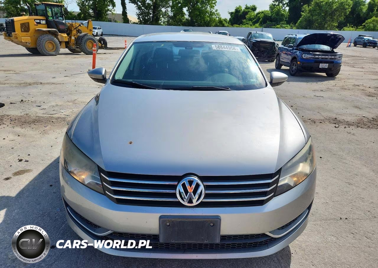 2012 Volkswagen Passat S VIN:1VWAP7A39CC065009 - 5