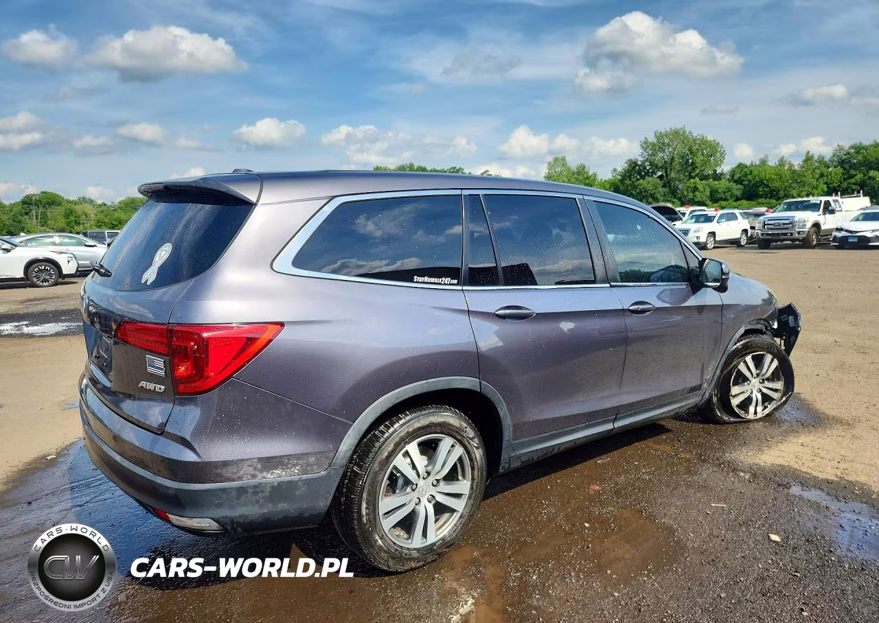2017 Honda Pilot Exl VIN:5FNYF6H64HB065606 - 3