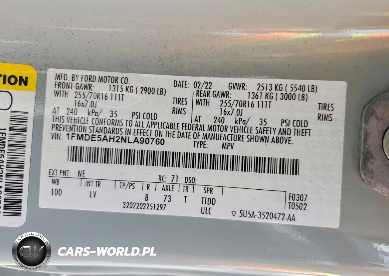 2022 Ford Bronco Base VIN:1FMDE5AH2NLA90760 - 13