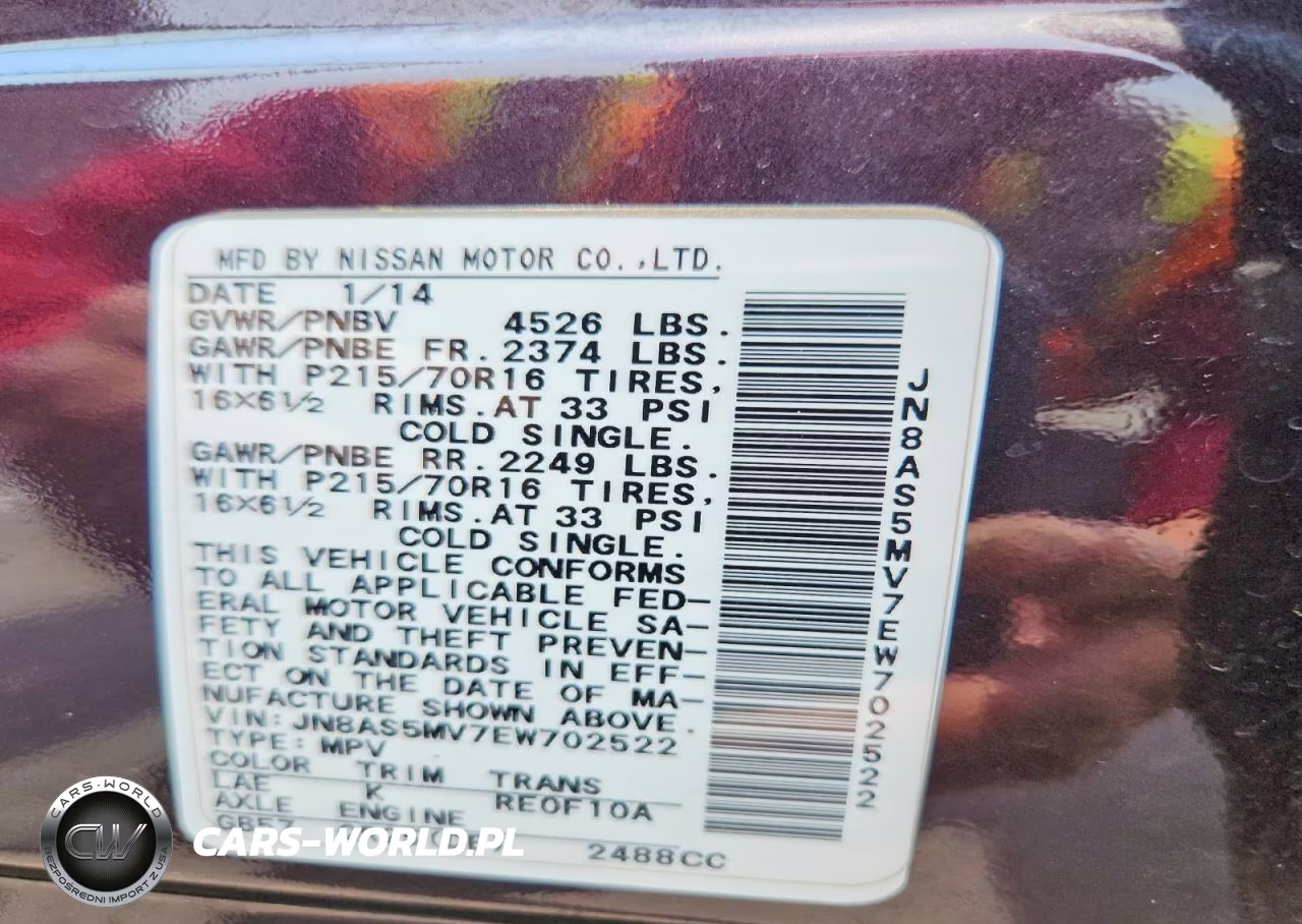 2014 Nissan Rogue Select S VIN:JN8AS5MV7EW702522 - 13