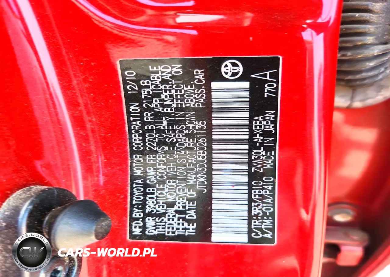 2011 Toyota Prius Two VIN:JTDKN3DU5B0261135 - 12