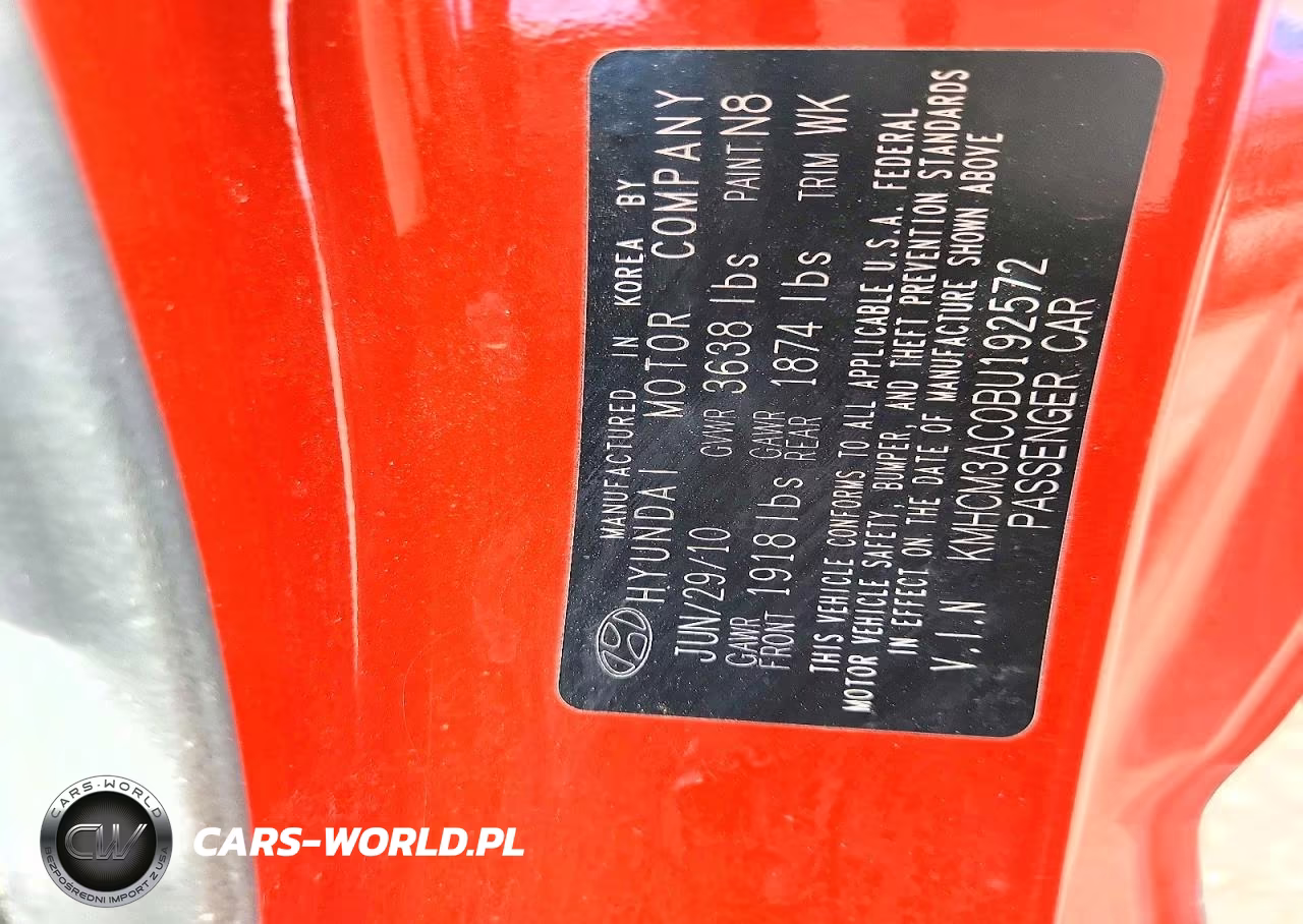 2011 Hyundai Accent Gl VIN:KMHCM3AC0BU192572 - 12