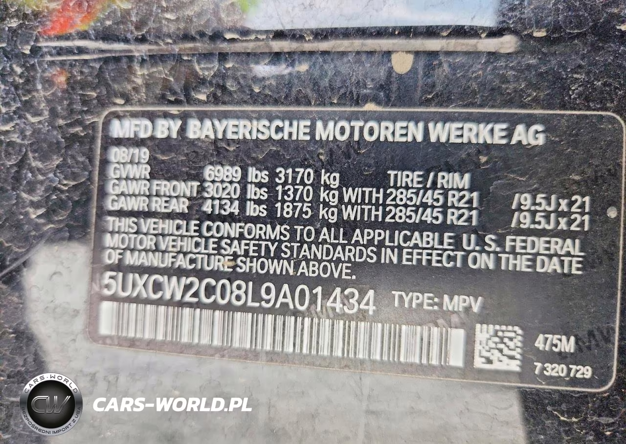 2020 BMW X7 xDrive40I VIN:5UXCW2C08L9A01434 - 13