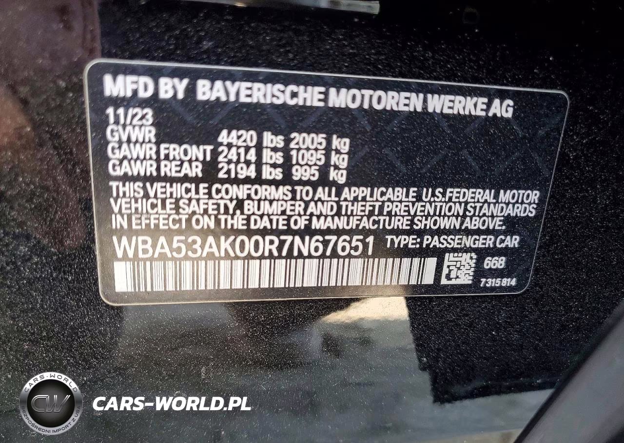 2024 BMW 228I VIN:WBA53AK00R7N67651 - 13