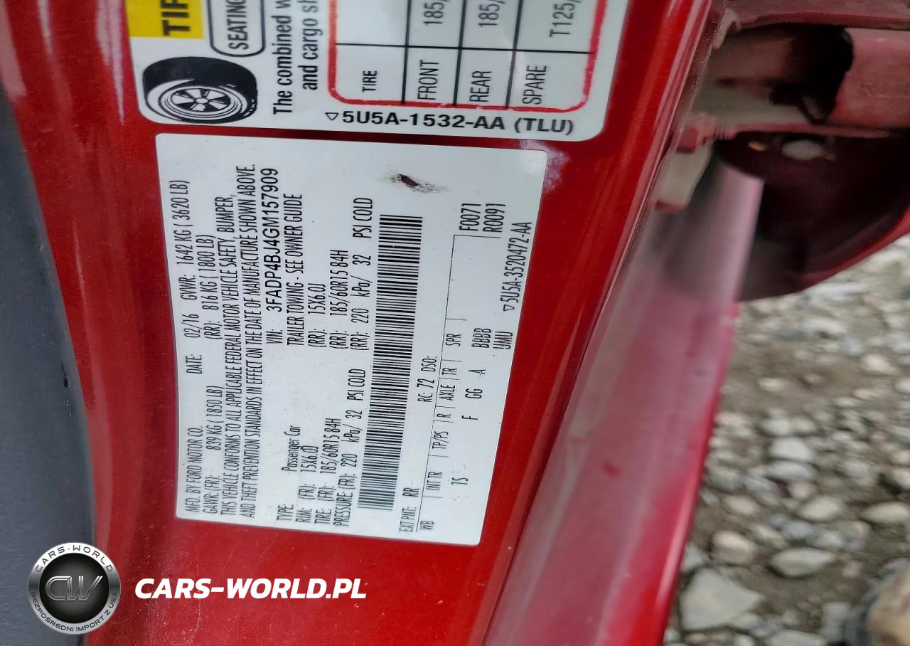 2017 Ford Fiesta VIN:3FADP4BJ4GM157909 - 12