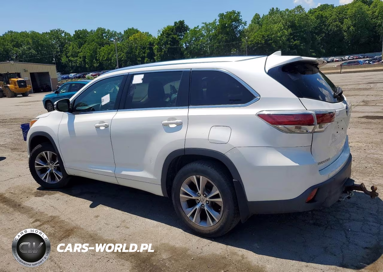 2015 Toyota Highlander Xle VIN:5TDJKRFHXFS079344 - 2