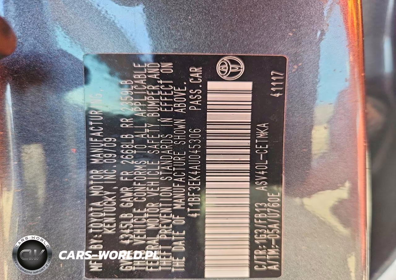 2010 Toyota Camry Le VIN:4T1BF3EK4AU045306 - 13