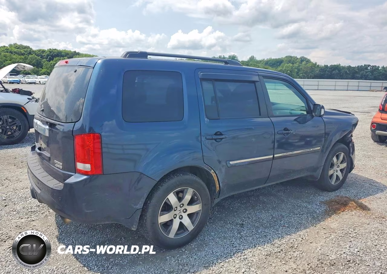 2012 Honda Pilot Touring VIN:5FNYF4H97CB051402 - 3