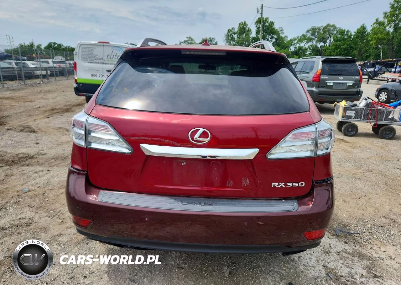 2012 Lexus Rx 350 VIN:2T2BK1BA5CC120994 - 6