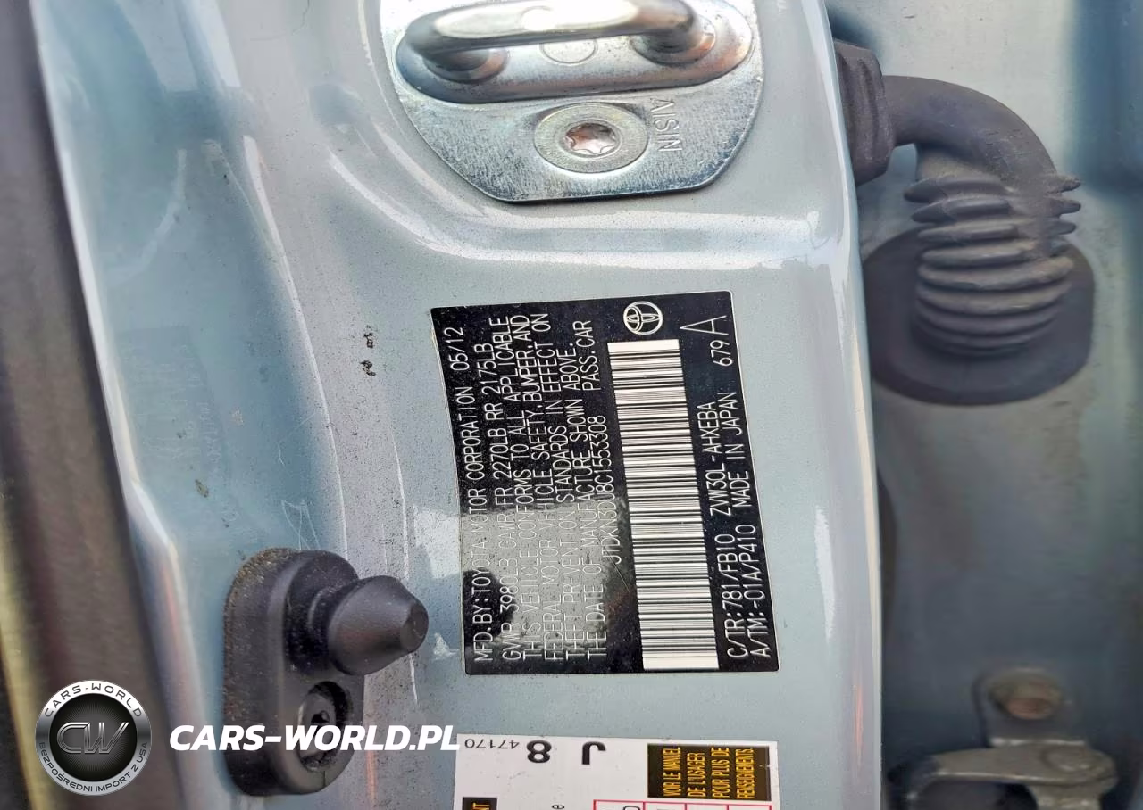 2012 Toyota Prius Two VIN:JTDKN3DU8C1553308 - 12