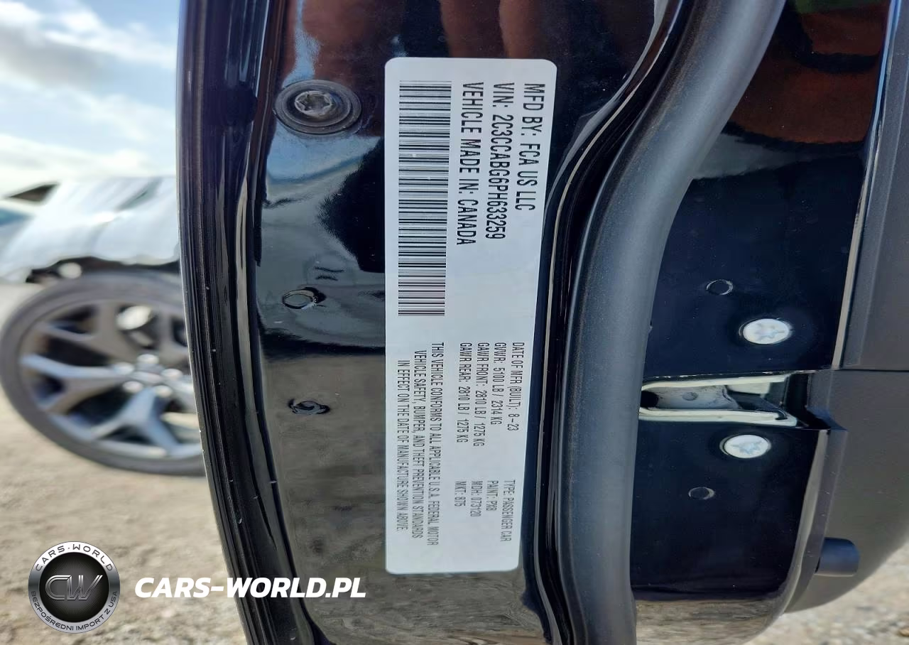 2023 Chrysler 300 S VIN:2C3CCABG6PH633259 - 13