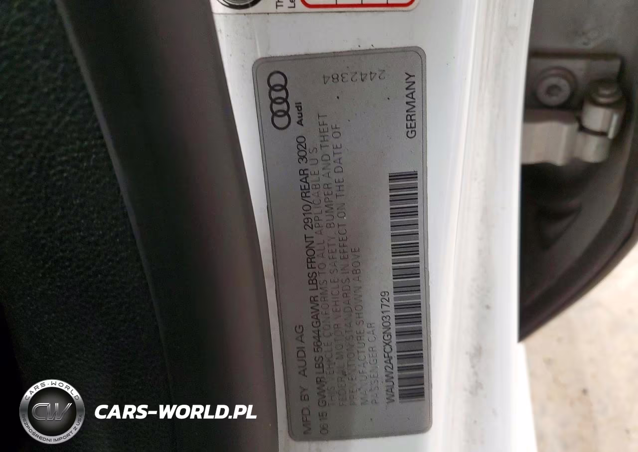 2016 Audi S7 Prestige VIN:WAUW2AFCXGN031729 - 13