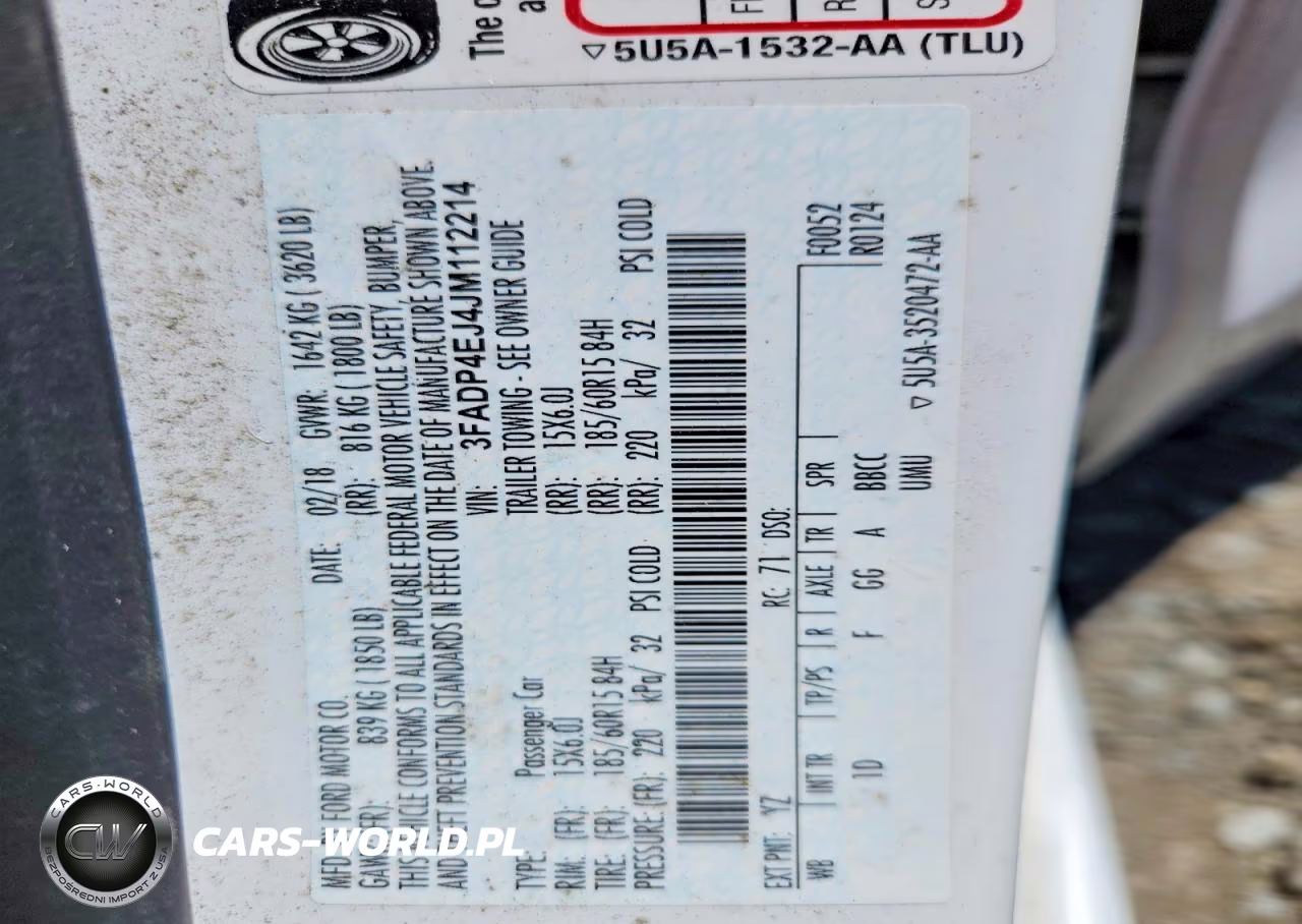 2018 Ford Fiesta Se VIN:3FADP4EJ4JM112214 - 13