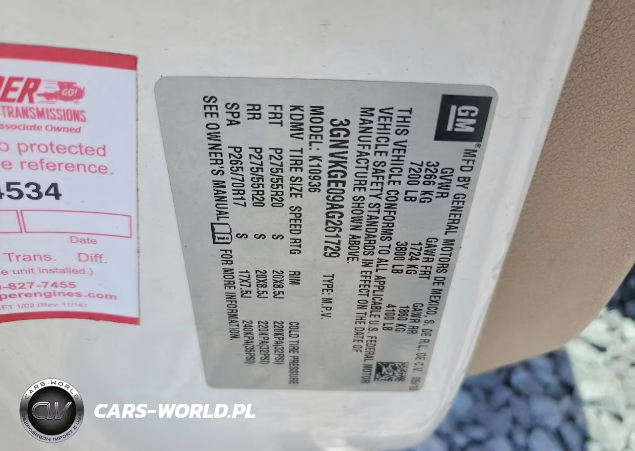 2010 Chevrolet Avalanche Ltz VIN:3GNVKGE09AG261729 - 12