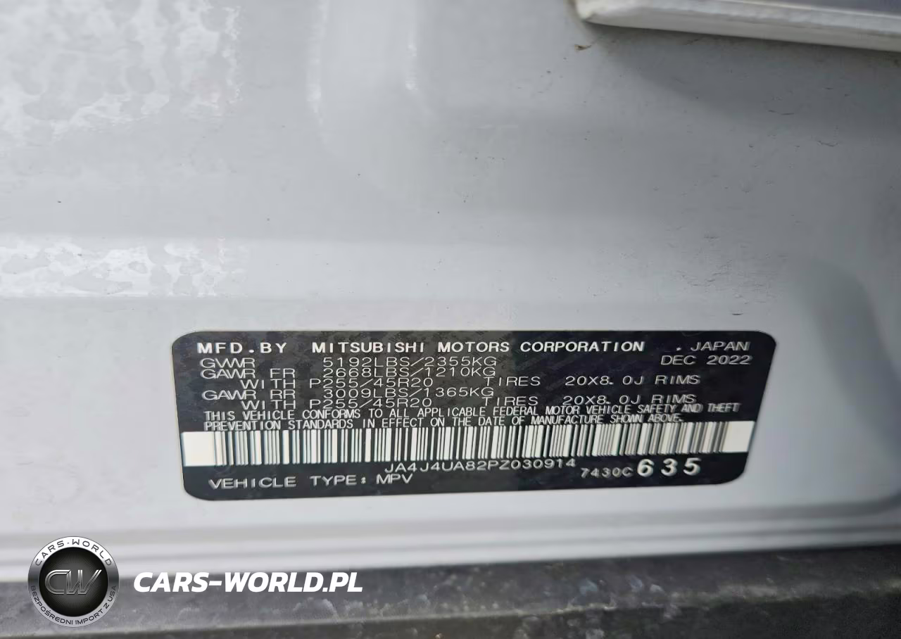 2023 Mitsubishi Outlander Se VIN:JA4J4UA82PZ030914 - 14