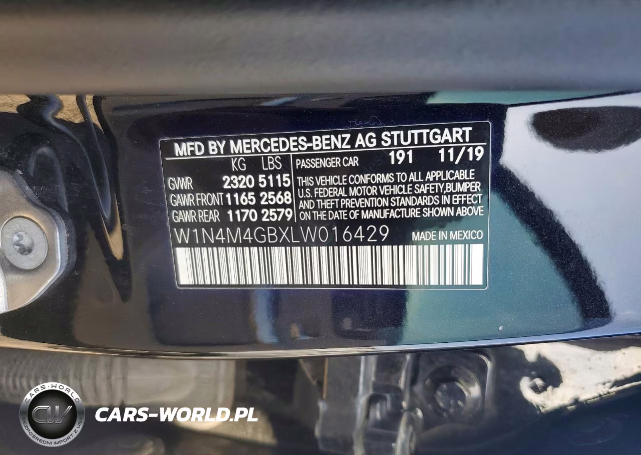 2020 Mercedes-Benz Glb 250 VIN:W1N4M4GBXLW016429 - 13