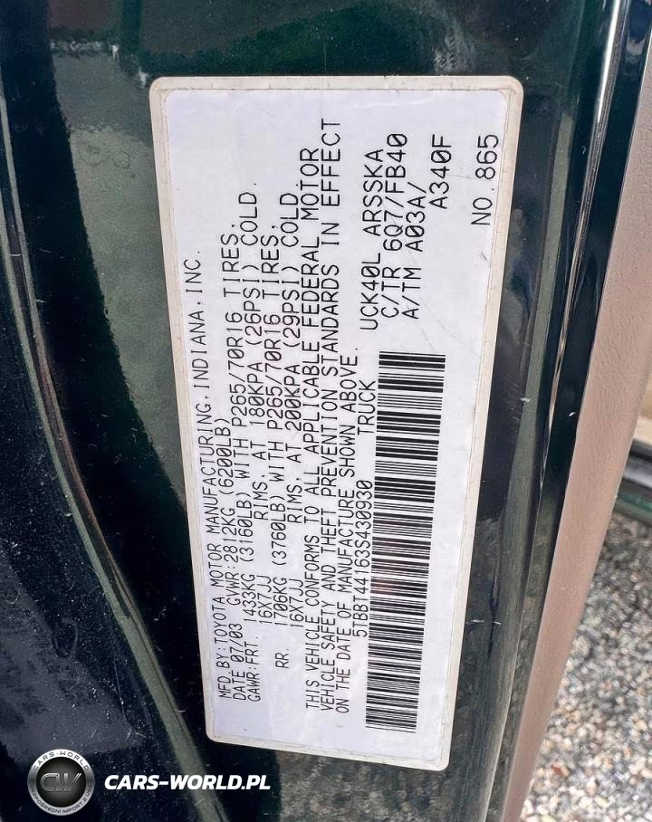 2003 Toyota Tundra Access Cab Sr5 VIN:5TBBT44163S430930 - 10