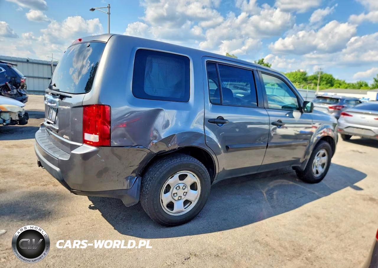 2010 Honda Pilot Lx VIN:5FNYF4H28AB004508 - 3