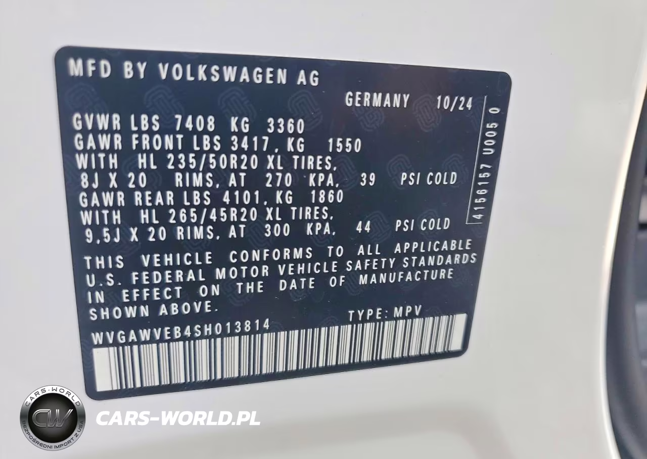 2025 Volkswagen Id. Buzz Pro S VIN:WVGAWVEB4SH013814 - 12