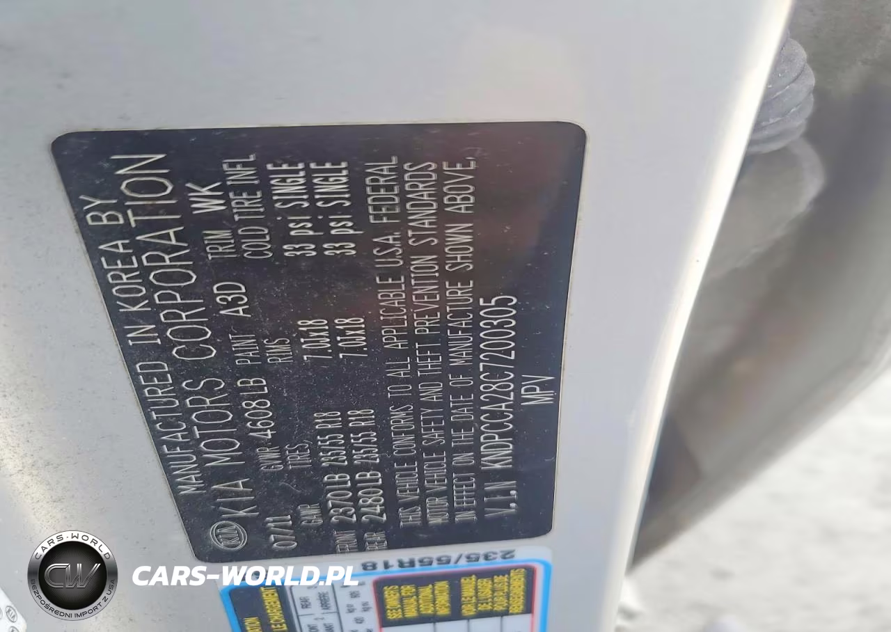 2012 Kia Sportage Ex VIN:KNDPCCA28C7200305 - 13