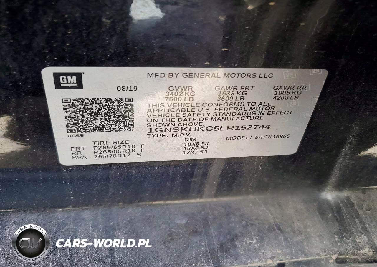 2020 Chevrolet Suburban K1500 Lt VIN:1GNSKHKC5LR152744 - 13