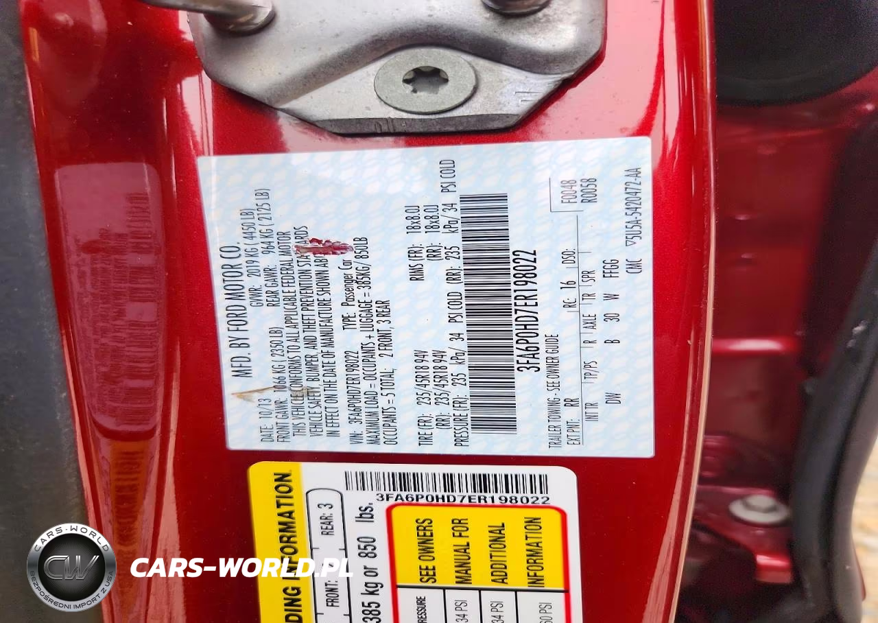 2014 Ford Fusion Se VIN:3FA6P0HD7ER198022 - 12